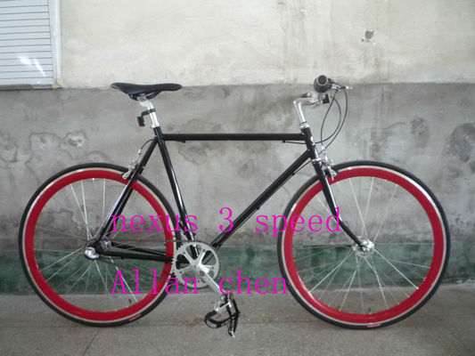 Aluminio 700C REVERSIÓN FIXO BICICLETA Brilla en la oscuridad Ligero y duradero