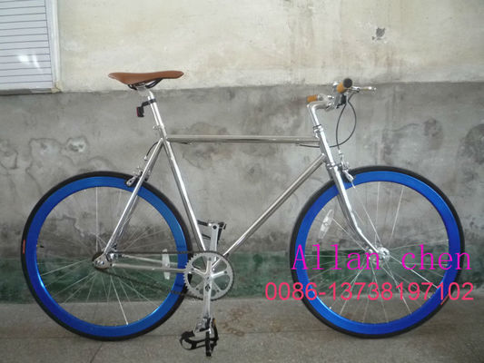 Aluminio 700C REVERSIÓN FIXO BICICLETA Brilla en la oscuridad Ligero y duradero