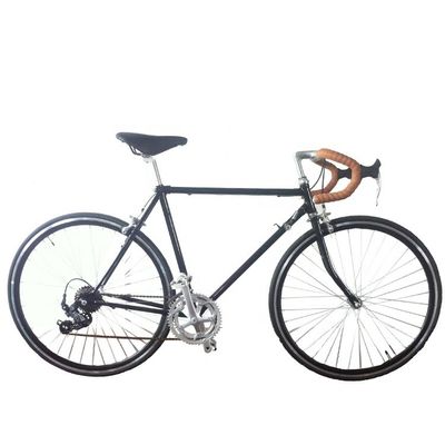 Bicicleta de carretera 700C con marco de acero Hi-Ten Shimano 14S clásico y freno de calibre