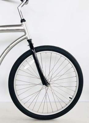26 pulgadas de aluminio 6061 marco de montaña rusa freno de velocidad única bicicleta de playa crucero para hombres adultos