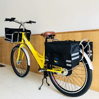 35V 350W 8.8AH Batería de litio 26" Entrega de comida rápida Bicicleta eléctrica de carga para mujeres adultas 25KM/H Mercado de Europa