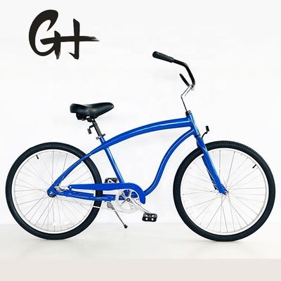 Cuadro de acero de diez 26 &quot;Tamaño de rueda 3G OEM / ODM CE Hombres Adultos Single Speed Beach Cruiser Bike