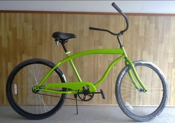 Cuadro de acero de diez 26 &quot;Tamaño de rueda 3G OEM / ODM CE Hombres Adultos Single Speed Beach Cruiser Bike
