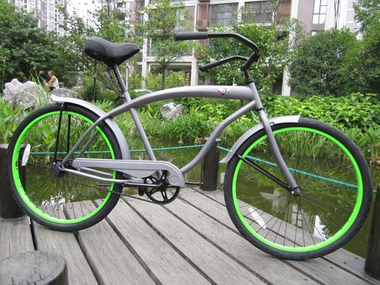 Cuadro de acero de diez 26 &quot;Tamaño de rueda 3G OEM / ODM CE Hombres Adultos Single Speed Beach Cruiser Bike