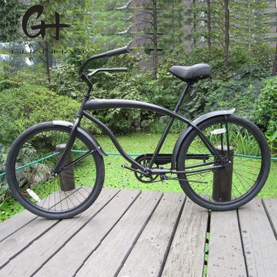 Cuadro de acero de diez 26 &quot;Tamaño de rueda 3G OEM / ODM CE Hombres Adultos Single Speed Beach Cruiser Bike