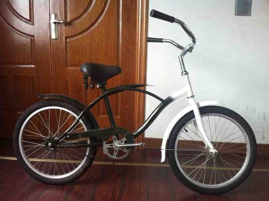Material de tenedor Acero 20 pulgadas OEM 20 * 2.125 Niño Niña Niño Bicicleta Crucero de playa de una velocidad