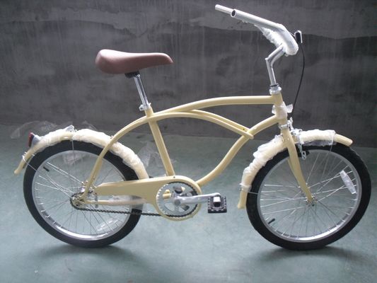 Material de tenedor Acero 20 pulgadas OEM 20 * 2.125 Niño Niña Niño Bicicleta Crucero de playa de una velocidad