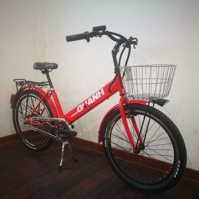 Tiempo de carga 3 horas 26 "bicicleta eléctrica con motor de 350W y batería de Lihtium de 8,8Ah