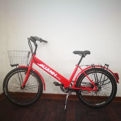 Tiempo de carga 3 horas 26 "bicicleta eléctrica con motor de 350W y batería de Lihtium de 8,8Ah