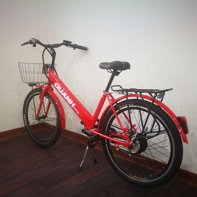 Tiempo de carga 3 horas 26 "bicicleta eléctrica con motor de 350W y batería de Lihtium de 8,8Ah