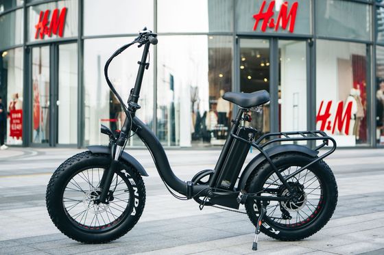 7 velocidad 20 " 48V 750W 14AH 20MPH Batería de litio OEM UL2849 Mercado de EE.UU. Adulto Dama Mujeres Bicicleta eléctrica plegable de nieve Gran neumático plano