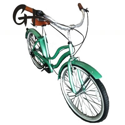 44T Crankset 26 * 2.125&quot; neumático de color OEM ODM Shimano 7 velocidades Lady Girl Beach Cruiser Bike