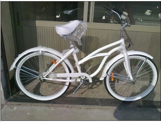 26&quot;x2.125&quot; Cuadro de acero de freno de montaña baja Mujeres Bicicleta de crucero de playa CE EN CPSC OEM/ODM