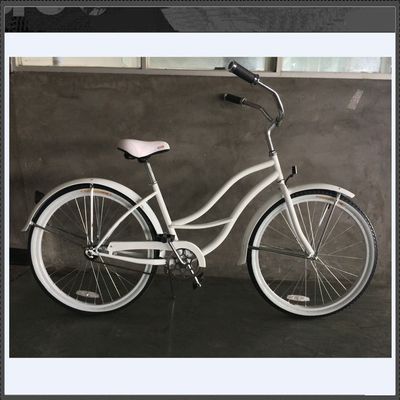 26&quot;x2.125&quot; Cuadro de acero de freno de montaña baja Mujeres Bicicleta de crucero de playa CE EN CPSC OEM/ODM