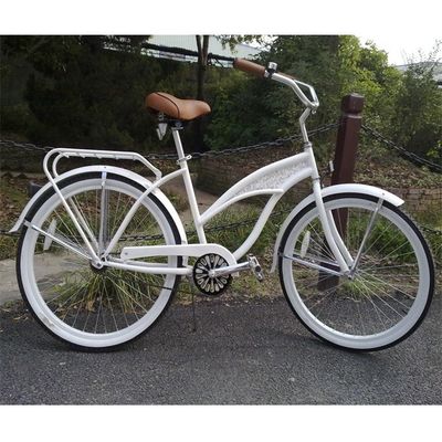 26&quot;x2.125&quot; Cuadro de acero de freno de montaña baja Mujeres Bicicleta de crucero de playa CE EN CPSC OEM/ODM