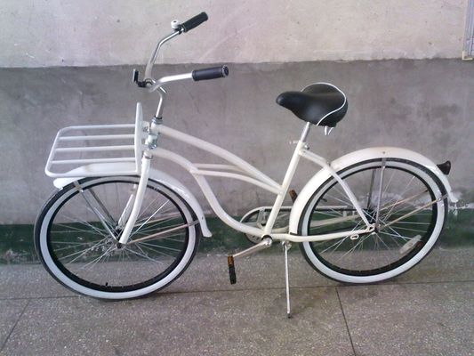 26&quot;x2.125&quot; Cuadro de acero de freno de montaña baja Mujeres Bicicleta de crucero de playa CE EN CPSC OEM/ODM