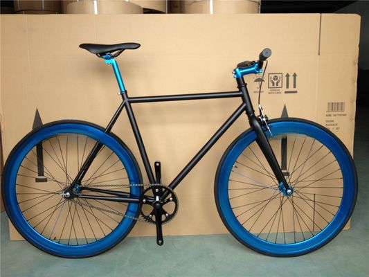 Cuando Hub 700C Colorida bicicleta de engranaje fijo con neumáticos Kenda 700*28C y rodamientos sellados