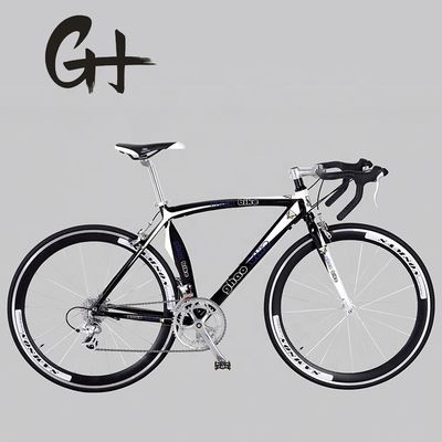 Bicicleta de carreras Pedal 700C ordinaria con marco ligero de aleación de aluminio y 24 velocidades