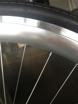 NO Bicicleta plegable 700C de color cromo de velocidad única para adultos de carreras