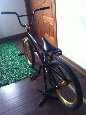 Velo PU asiento 20 &quot;x2.25 Kenda Street OEM Oro Color BMX Bicicleta para marchas de velocidad única