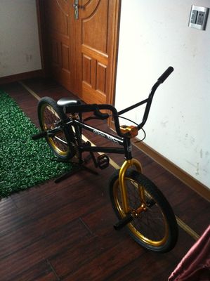 Velo PU asiento 20 &quot;x2.25 Kenda Street OEM Oro Color BMX Bicicleta para marchas de velocidad única