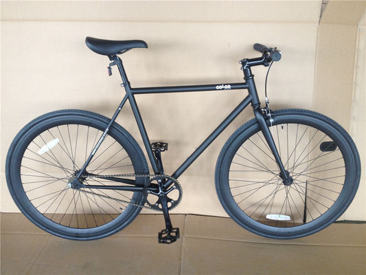Material de horquilla acero personalizar velocidad única color blanco Bici Fixie Bike para adultos