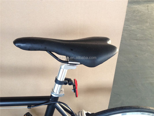 Bicicleta fija de pedal ordinaria 700c Bicicleta de velocidad fija de velocidad única con freno doble V