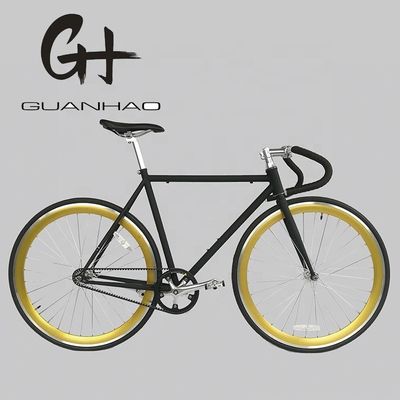 13 kg de peso bruto de la cinta de conducción de la bicicleta de engranaje fijo con Hi-Ten marco de acero y diseño de estilo