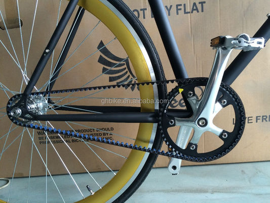 13 kg de peso bruto de la cinta de conducción de la bicicleta de engranaje fijo con Hi-Ten marco de acero y diseño de estilo