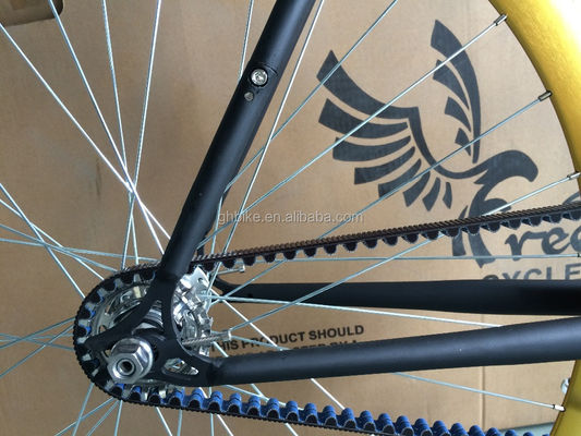 13 kg de peso bruto de la cinta de conducción de la bicicleta de engranaje fijo con Hi-Ten marco de acero y diseño de estilo