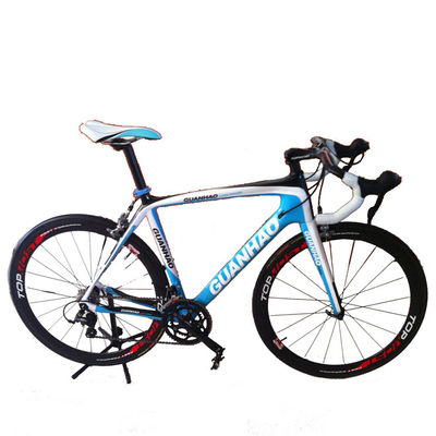 Cuadro de carbono de bicicleta 700C con material de tenedor de fibra de carbono y manillar de carbono