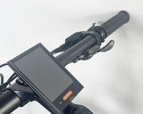 26*4&quot; Ancho del neumático 48V 1000W 17AH BAFANG Motor Medio Eléctrico Full Suspension Mountain Bike