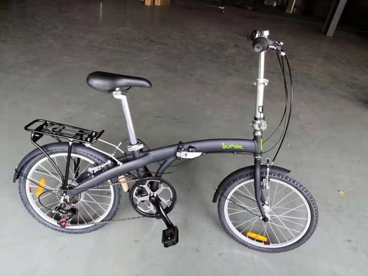 Bicicleta plegable híbrida unisex de 20 pulgadas con 7 engranajes y aluminio de aleación de freno V