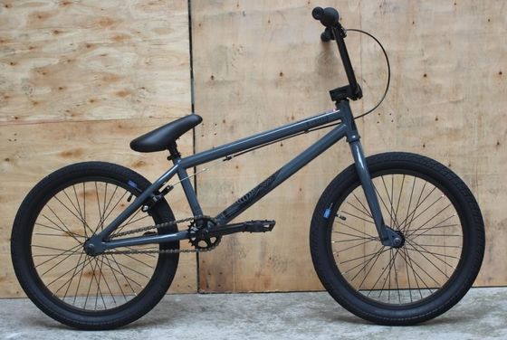 Bicicleta callejera BMX de color dorado de 20 pulgadas para niños Wellgo Pedal de aluminio y marco de acero Hi-Ten
