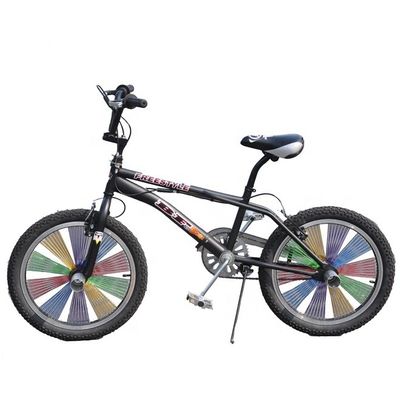 El hilo de aluminio del tallo BMX 20 pulgadas colorido 130H radios chino CE niño bicicleta de estilo libre