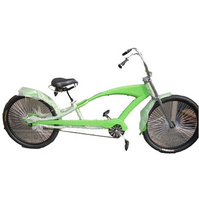Rim de aleación de aluminio de 24 pulgadas 3.0 Freno de disco de neumático Chopper largo Beach Cruiser Bike OEM / ODM