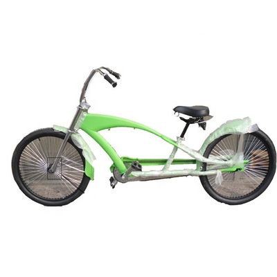 Rim de aleación de aluminio de 24 pulgadas 3.0 Freno de disco de neumático Chopper largo Beach Cruiser Bike OEM / ODM