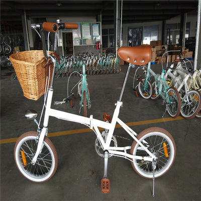 16*1.75 Ancho del neumático Bicicleta plegable Adulto Unisexo Estilo Vintage Ciclismo Bicicleta plegable