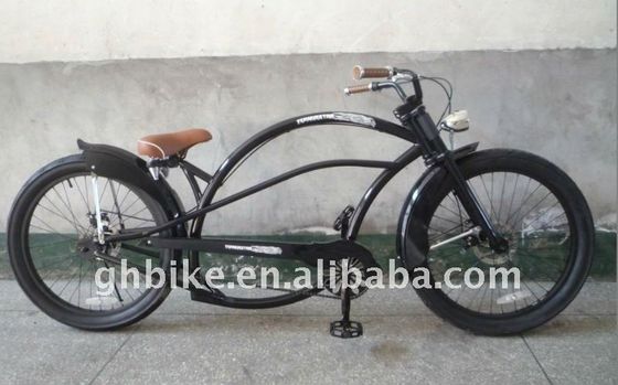 24 &quot;Hombres y Mujeres Moda Chopper Beach Cruiser Bicicleta Bicicleta con peso brillante de 19 kg