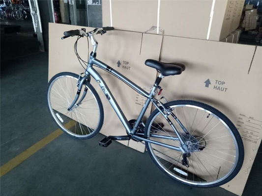 Personaliza el marco de aluminio 21S Bicicleta urbana para mujeres Bicicleta de acondicionamiento físico Bicicleta híbrida para adultos