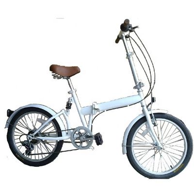Bicicleta plegable de 20 pulgadas coreana japonesa de 6 velocidades CE OEM con cambio Shimano RS35