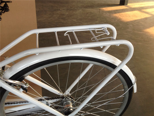 Cuadro de acero trasero de 26 pulgadas Nexus 3 velocidad de las damas de la ciudad de la bicicleta para ir y venir a la ciudad