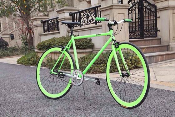 Bicicleta de velocidad única 700c Fixie Bike con cadena KMC y peso bruto 13kg