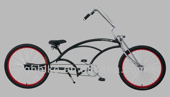 Pedido 26' Long Beach Cruiser Bicicleta Bicicleta Chopper Cruiser Ciclismo Crucero de playa de hombre