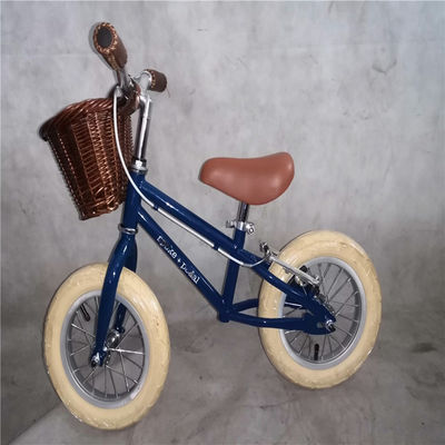 12 pulgadas de neumático de espuma para niños Balance Bike Color amarillo Capacidad de carga 70kg Cesta de vaso frontal