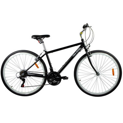 Cuadro de aleación de aluminio 700C de 7 marchas Clásico City Cruiser Ciclo Unisex Hombre Bicicleta para Hombres Bicicleta híbrida 13kg