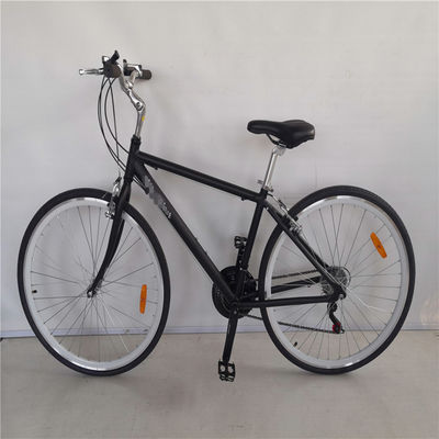 Cuadro de aleación de aluminio 700C de 7 marchas Clásico City Cruiser Ciclo Unisex Hombre Bicicleta para Hombres Bicicleta híbrida 13kg
