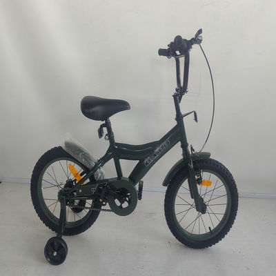 Bicicletas para niños de 16 pulgadas con ruedas de entrenamiento doble V freno y tenedor de acero
