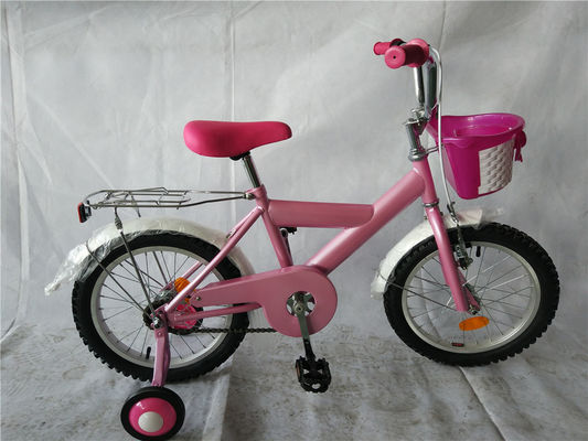 Bicicletas para niños de 16 pulgadas con ruedas de entrenamiento doble V freno y tenedor de acero