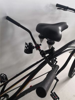 Marco de acero certificado CE 26 &quot;Shimano 7 velocidades Beach Cruiser bicicleta tándem para dos jinetes